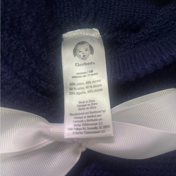 Gerber Baby Boy or Girl Unisex Ear Knit Hooded Outfit Set, (Newborn- 0-3 Months) - Picture 5 of 12